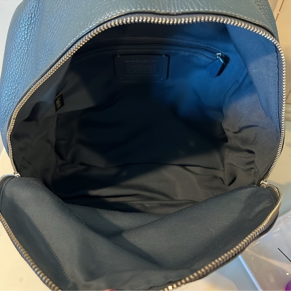 Coach Multicolor Logo Leather Backpack - Picture 6 of 9